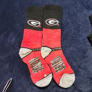 Georgia Bulldogs Tube Socks Like New